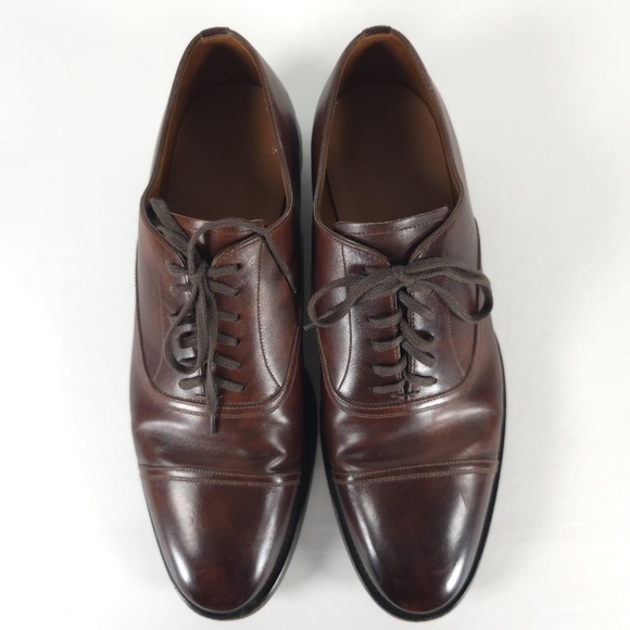 BALLY SWITZERLAND🇨🇭Made HONSER/112 LEATHER Oxford Shoes 195509 D3NAPC Size 9D - Picture 8 of 16